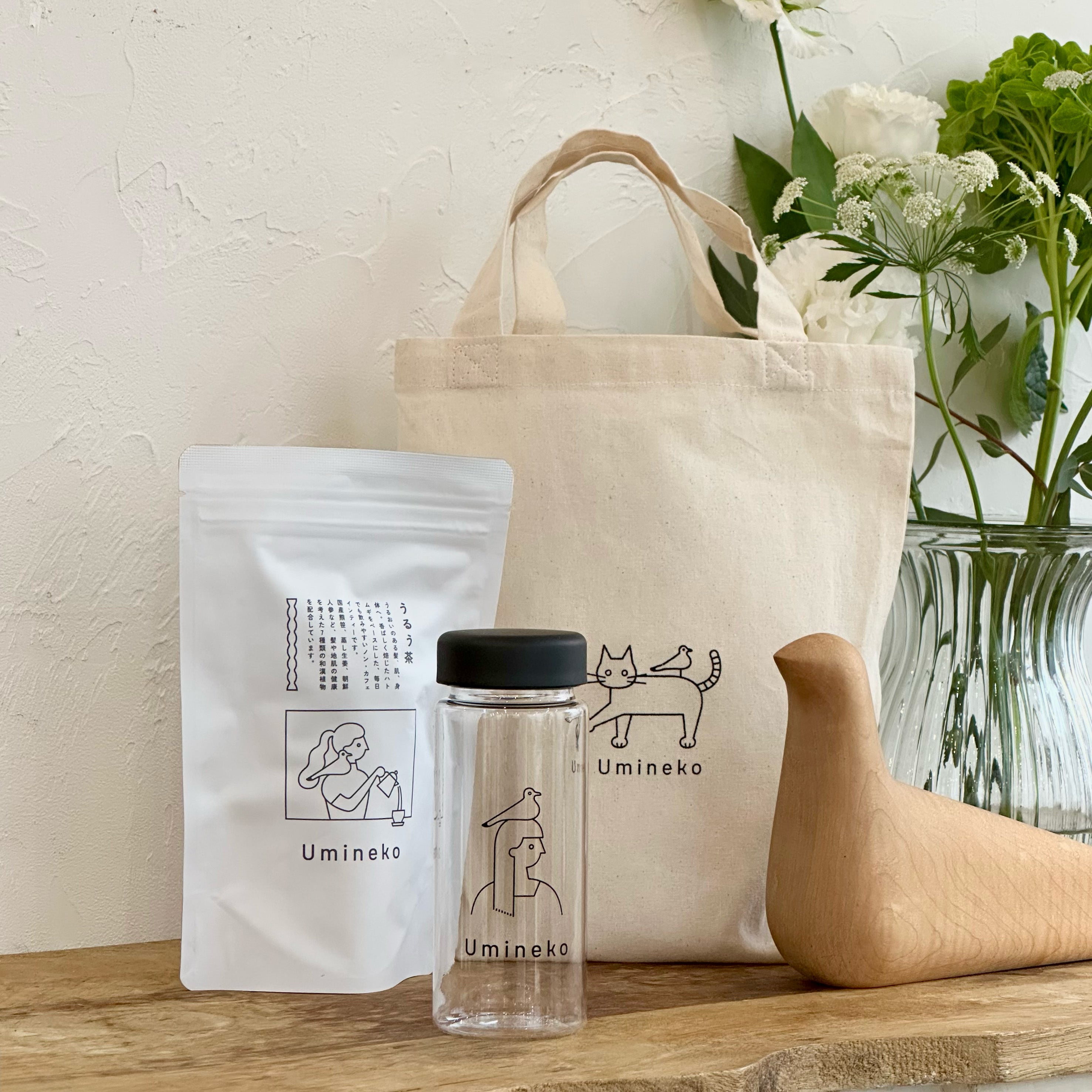 うるう茶+Umineko Bottleセット【オリジナルトート付き】
